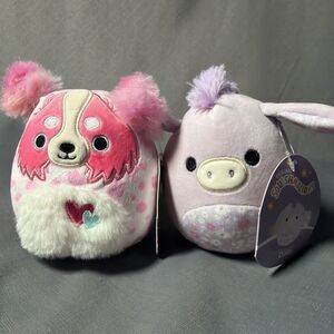 Squishmallows Official Soft Plush 5" MAGNIS the Pink Australian and Delzi